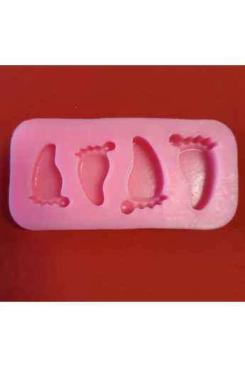 Szilikon formázó : baba talpak, 2D