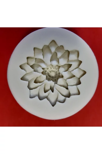 Szilikon formázó : dália virágfej, 3D