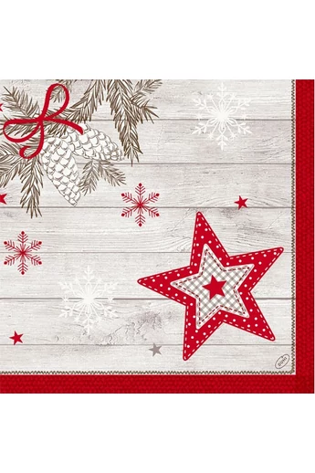 DUNI szalvéta   40x40cm   SOFT Cozy Winter /LAKÁLYOS TÉL/   6 x 60 db/karton