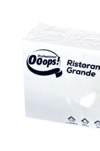 Szalvéta éttermi 1rtg 18x18cm 600lap/cs               Ooops!                   24cs/#