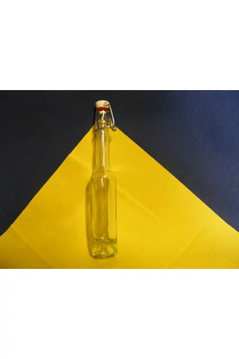 Üveg  PÁLINKÁSÜVEG   PLATIN  0.04 L   FEHÉR CSATOS