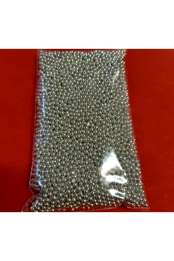 Díszítőcukor  ezüst gyöngycukor magas fényű  (10dkg)  3 mm