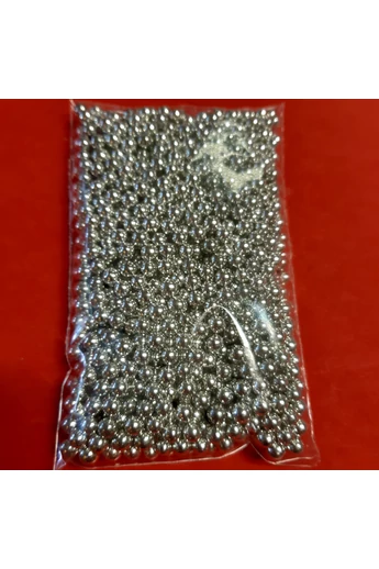 Díszítőcukor ezüst gyöngycukor magas fényű (10 dkg) 5 mm