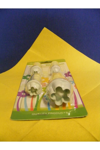 Marcipán fondant kiszúró/kinyomó almavirág 4 db-os