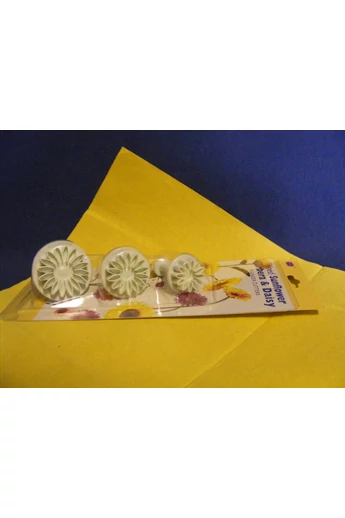 Marcipán fondant kiszúró/kinyomó százszorszép 4 db-os