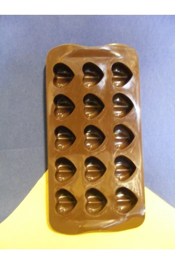 Bonbon forma szilikon Szív 15 db-os