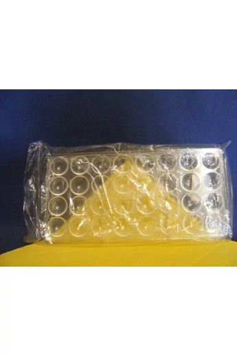 Bonbon Forma Polocarbonát 2,5 cm 32 db félgömb