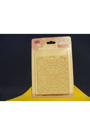 Szilikon mintázó lap 10 x 12,5 cm PÓKHÁLÓ minta