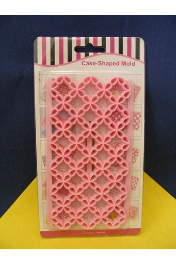 Marcipán fondant mintázó rács /kör-rombusz-virágok/ Marcipán fondant mintázó rács /kör-rombusz-virágok/