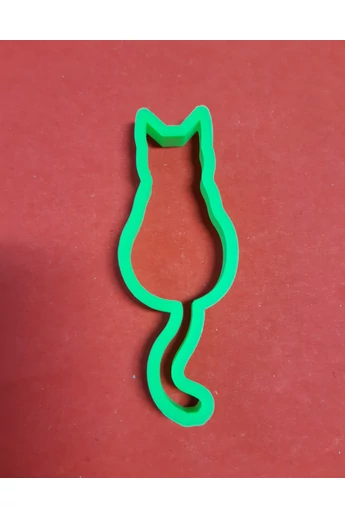Sütiszaggató PLA 1 db-os cica háttal 90 x 30 mm Sütiszaggató PLA 1 db-os cica háttal 90 x 30 mm