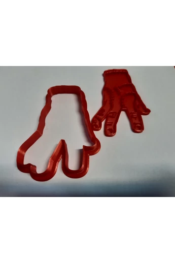 Sütiszaggató PLA 2 db-os Wednesday Addams family Izé kéz kiszúró/nyomda 80 x 65 mm Sütiszaggató PLA 2 db-os Wednesday Addams family Izé kéz kiszúró/nyomda 80 x 65 mm