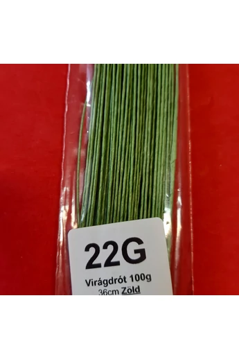 Wilton virág drót 50db/cs 36cm   B  22G ZÖLD   W22Z01 Wilton virág drót 50db/cs 36cm   B  22G ZÖLD   W22Z01