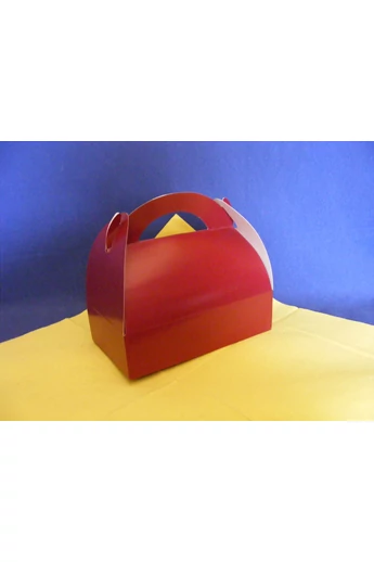 Díszdoboz  nyomdázott  10x17x4cm  ívelt BORDÓ