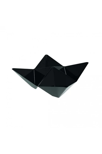 Desszertes tálka ORIGAMI négyrekeszes 103 x 103 mm fekete 25 db/cs Desszertes tálka ORIGAMI négyrekeszes 103 x 103 mm fekete 25 db/cs