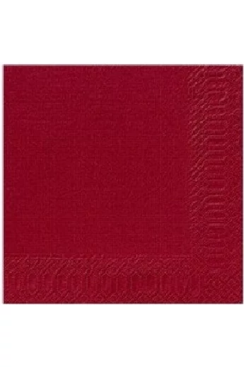 3-rétegű szalvéta 33x33cm Bordó  8x125db/# 3-rétegű szalvéta 33x33cm Bordó  8x125db/#