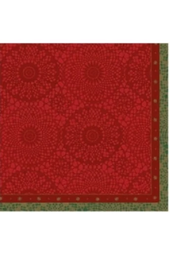 DUNILIN szalvéta      40x40cm     FESTIVA CHARM PIROS            5x50db/#