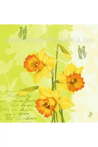 DUNI szalvéta      40x40cm SOFT SPRING FLOWER / Tavaszi virág / 6 x 60 db/karton