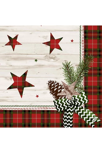 DUNILIN szalvéta      40x40cm     Naturally Christmas    5 x 50db/#