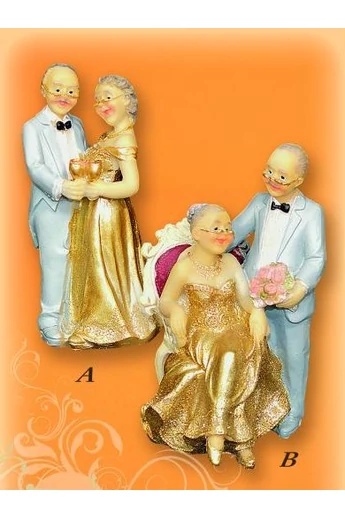 Nászpár 12680A  15 cm idős álló pár