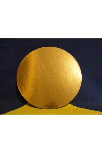 Kartontálca  ARANY alátét  kör    VASTAG  300mm