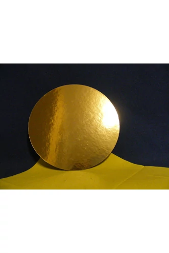 Kartontálca  ARANY alátét  kör    VASTAG  200mm