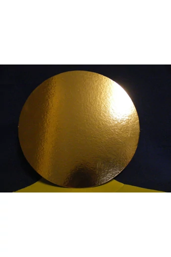 Kartontálca  ARANY alátét  kör    VASTAG  280mm