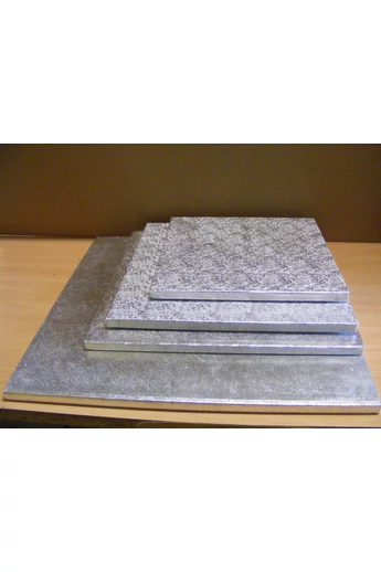 Kartontálca  EZÜST DOB Tortaálátét NÉGYZET 300 x 300 mm Kartontálca  EZÜST DOB Tortaálátét NÉGYZET 300 x 300 mm