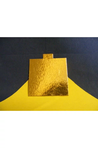 Kartontálca  ARANY alátét  KOCKA 7 x7 cm