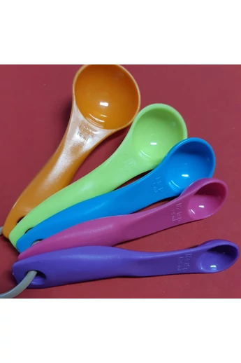 Kimérő kanál 5 db-os, 1 - 2,5 - 5 - 7,5 - 15 ml ./ gr.