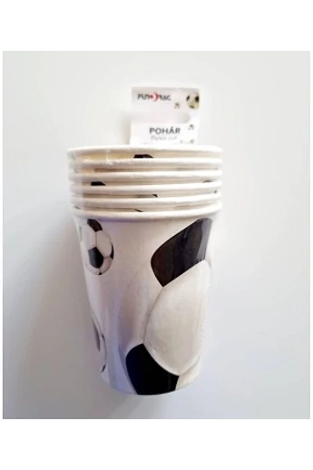 PARTI Pohár papír      2.5 dl-es focilabdás 6 db / cs