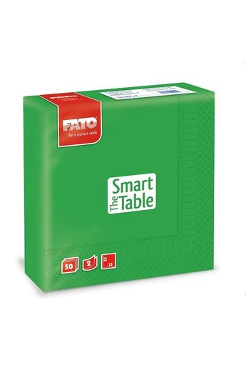 2-rétegű szalvéta, 33 x 33 cm, SÖTÉT ZÖLD  50 db/cs 24 cs/#