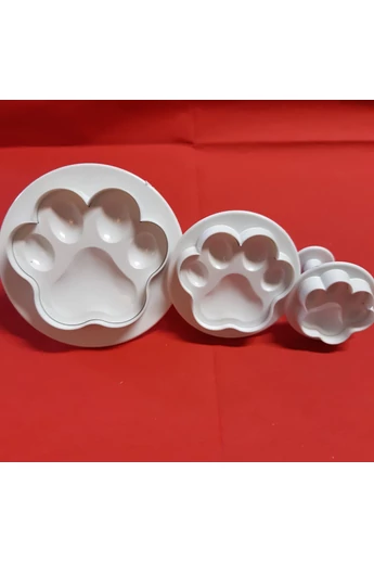 Rugós kiszúró : mancs forma, 3 db./csg.