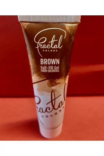 Ételfesték gél FRACTAL 30 gr Barna