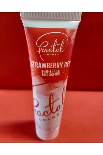 Ételfesték gél FRACTAL 30 gr Eperpiros