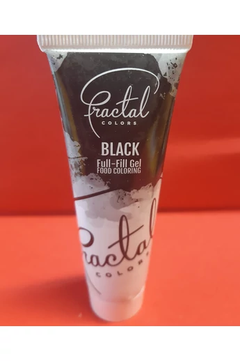 Ételfesték gél FRACTAL 30 gr Fekete