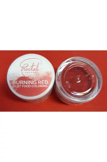Ételfesték porfesték FRACTAL Égő Piros 10 ml 1,5 gr