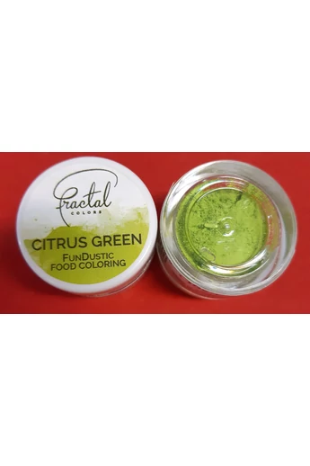 Ételfesték porfesték FRACTAL Élénk Zöld (Lime) 10 ml 1,5 gr