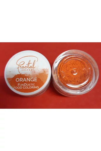 Ételfesték porfesték FRACTAL Narancssárga 10 ml 2,5 gr