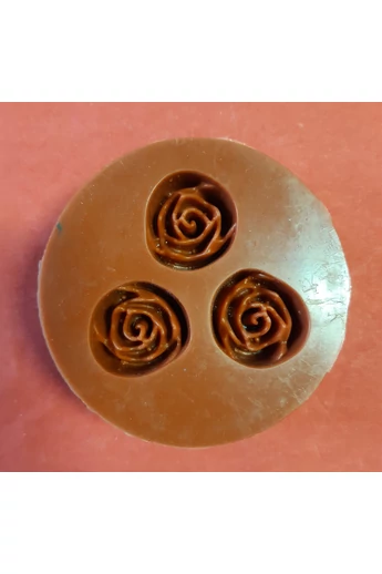 Szilikon formázó : rózsafejek, 3D