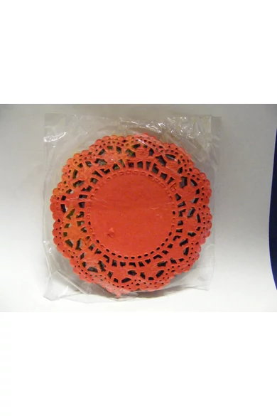 Kerek csipke 10cm dekor szines 100db/cs 501881