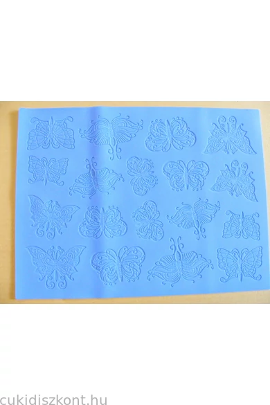 Szilikon lap Cukorfátyol készíto Pillangó minta 29,5 x 39,5 x 0,5 cm