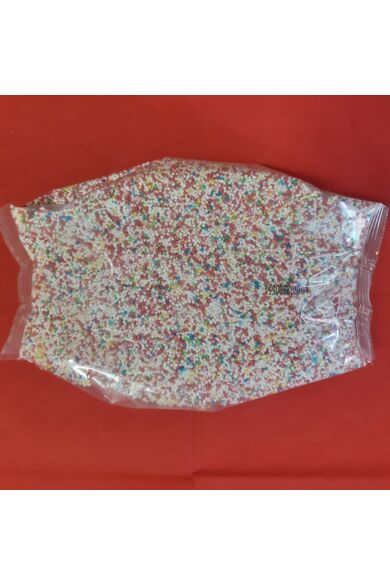Díszítőcukor színes nonpareil M-GEL vegyesszínű  1,0 kg  fagyiszóró cukor