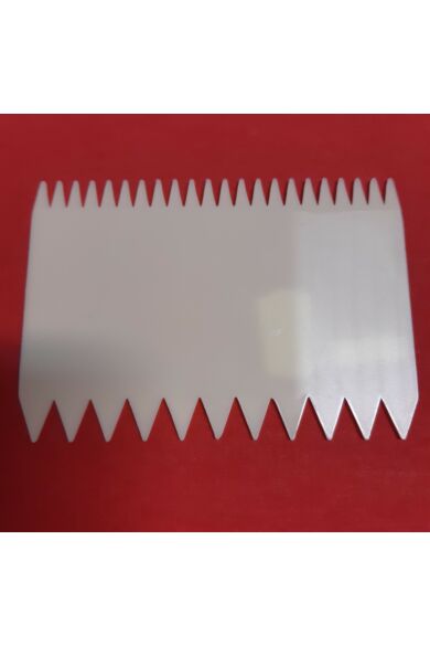 Habkártya 11x7,5 cm négyszögletes fésűs (két féle minta)