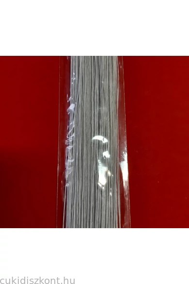 Wilton virág drót 50db/cs 36cm      28G FEHÉR W28F01