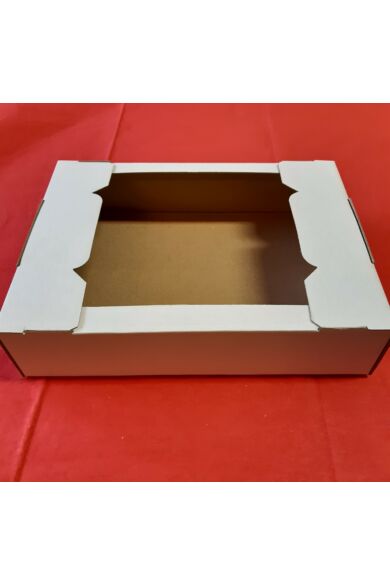Süteményes doboz nyitott fedél nélkül 27 x 20 x 6 cm