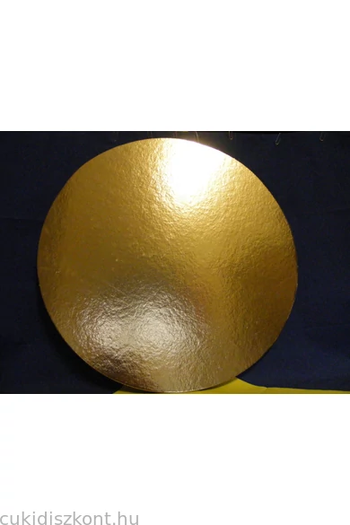 Kartontálca  ARANY alátét  kör    VASTAG  450mm