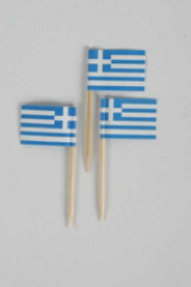 Zászló pálcika 144db/dob görög
