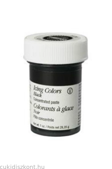 Wilton icing color ételfesték paszta Fekete  28,35gr/flakon