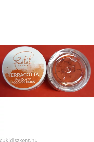 Ételfesték porfesték FRACTAL Terrakotta 10 ml 1,3 gr