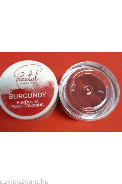 Ételfesték porfesték FRACTAL Burgundi 10 ml 1,5 gr